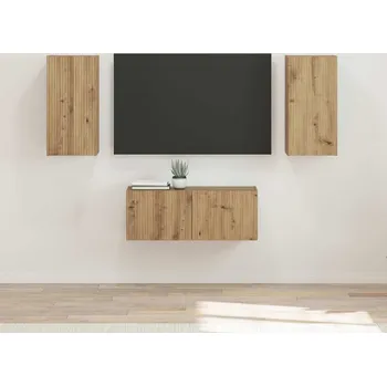 Obývací stěna vidaXL Sestava TV skříněk 6 pcs Artisanový dub kompozitní dřevo [3409068]