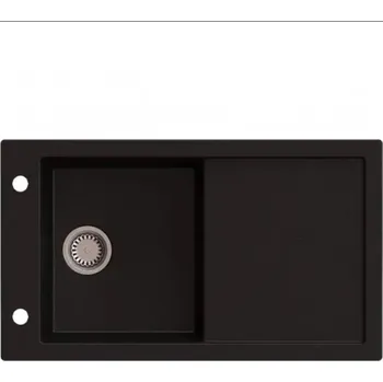 Granitový dřez Jednokomorový granitový dřez ZEUS černý
