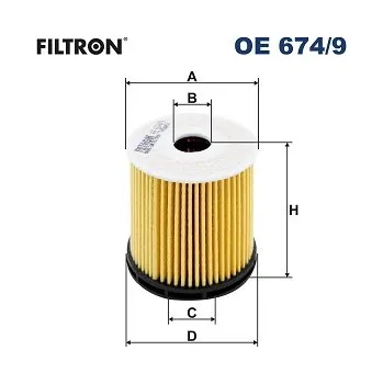 Olejový filtr Olejový filtr FILTRON OE 674/9