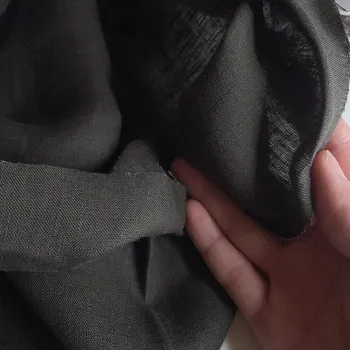 Dámské šaty Khaki len, košile/šaty