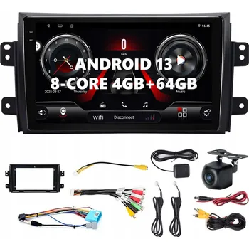 Autorádio AUTORÁDIO S ANDROID 13 PRO SUZUKI SX4 2006-2013 ANDROID AUTO CARPLAY BT SIM 4GB/64GB