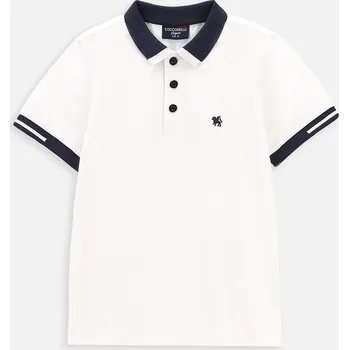 Pánské tričko Polokošile pro chlapce 110 Bílá Elegantní tričko Coccodrillo WC4
