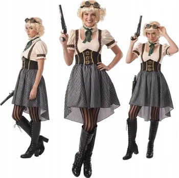 Karnevalový kostým Kostým Kostým Steampunk Cyberpunk Anime Cosplay Dámský Halloween Karneval S