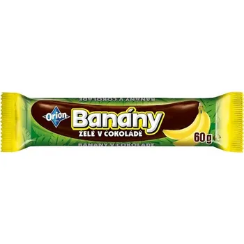 Bonbon ORION BANÁNY v čokoládě XXL 60g