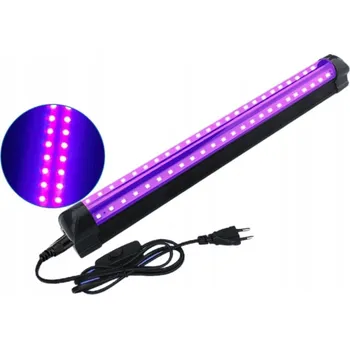 Lampička UV LED fialová lampa 10W integrovaný zdroj 230V