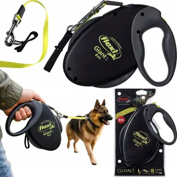Vodítko pro psa Vodítko pro psa Automatické FLEXI 8M Dlouhá páska Odolná pro psy 50 KG