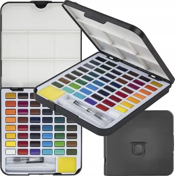 Vodová barva Akvarelové barvy 51 ks