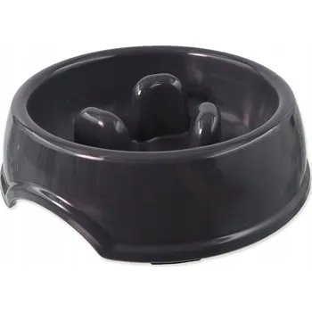 Miska pro psa Jedna plastová miska Dog Fantasy šedá 0,6 l