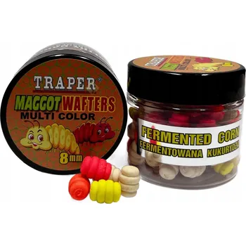 Návnadová surovina Nástraha Traper Mix Maggot Wafters 8mm - Fermentovaná Kukuřice
