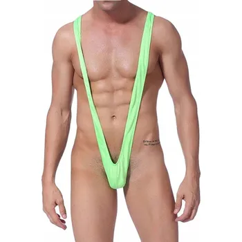 Body Pánské Body striptýz Borat kostým - Zelené