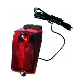 Cyklosvítilna Zadní světlo na kolo na blatník s dynamem, LED diodové světlo