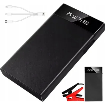 Powerbanka STARTOVACÍ BOOSTER POWERBANKA AUTA S SVÍTILNOU 10000mAh + SVORKY