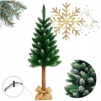 Vánoční stromek Umělý vánoční stromeček Ecarla 101 - 120 cm