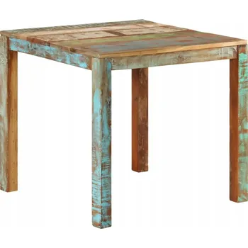 Jídelní stůl Kulatý stůl VidaXL 80 x 80 x 76 cm, odstíny hnědé