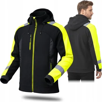 Pánská mikina Pánská výstražná pracovní mikina Polar mikina fleecová reflexní pracovní mikina na zimu