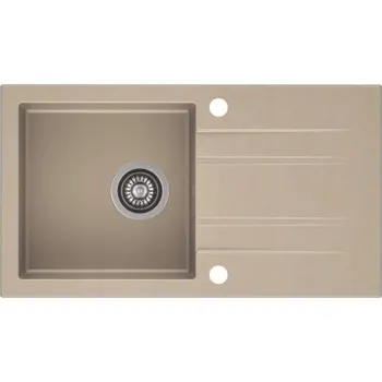 Granitový dřez Jednokomorový granitový dřez ZEUS béžový