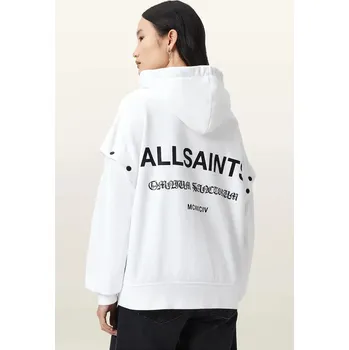 Dámská mikina Bavlněná mikina AllSaints OMNIUM W268JB bílá 00X, vel. S