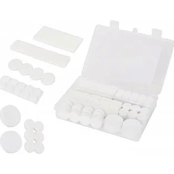 Podložka pod nábytek SILNÉ PLSTĚNÉ BÍLÉ PODLOŽKY POD NÁBYTEK 177KS SAMOLEPICÍ SADA