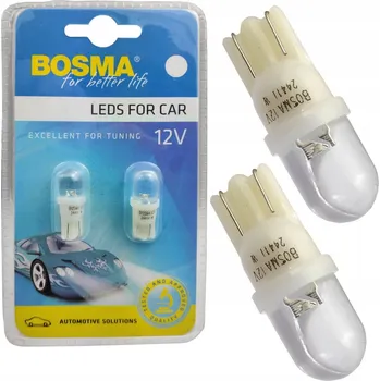 Autožárovka 2x LED ŽÁROVKA BOSMA W5W WY5W W10W W16W T10 PARKOVACÍ SVĚTLA