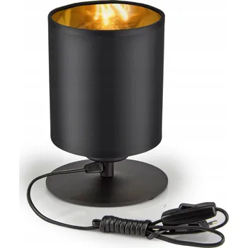 Lampička Noční Lampa Stolní Dekorativní Stínítko Černé