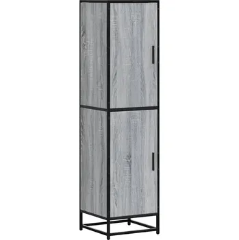 Příborník do zásuvky Příborník šedý dub sonoma 35,5 x 35 x 139 cm s kovovým rámem