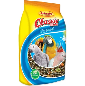 Pro ptáka Krmivo Avicentra Classic velký papoušek 1kg-KS