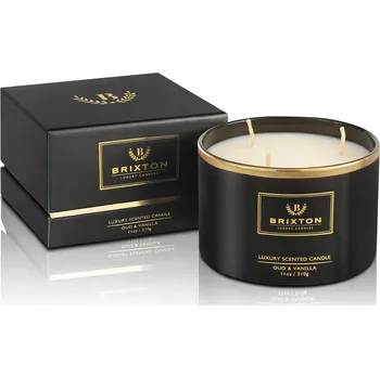 Svíčka Vonná svíčka BRIXTON 310g Oud & Vanilla Homms
