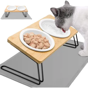 Miska pro psa Sada dvou misek ke krmení Bedee, plastové, 0 ml