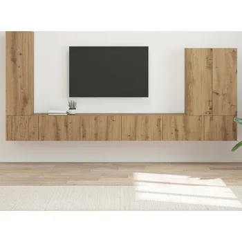 Obývací stěna vidaXL Nástěnný 6 pcs Artisanový dub [3408960]