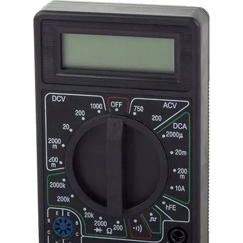 Multimetr Digitální multimetr LCD pro elektroniku ZWY