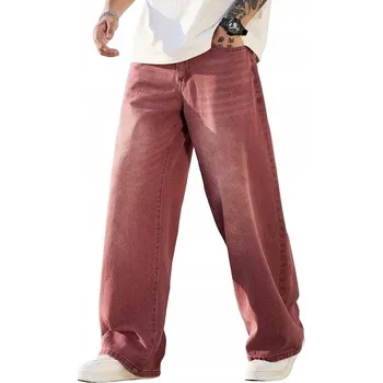 Pánské džíny Pánské volné džíny hip-hop střihu s širokými nohavicemi Baggy Styl Y2K