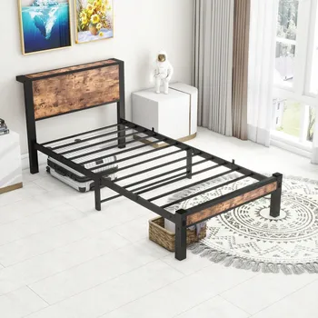 Postel Jednolůžková dřevěná postel Arhatreya 90x200 cm, bříza