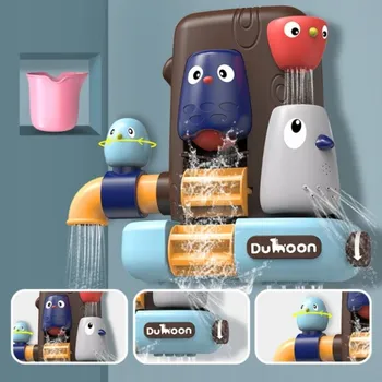 Hračka pro nejmenší Hračka do vany Pohyblivý mlýnek Fontána do vody