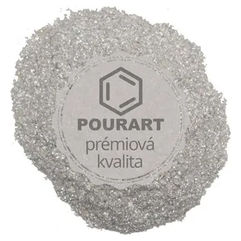 PourArt Metalický prášek DK80 Crystal Bright White 10g