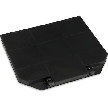 Příslušenství pro digestoř Uhlíkový filtr do digestoře 265, černý, obdélníkový