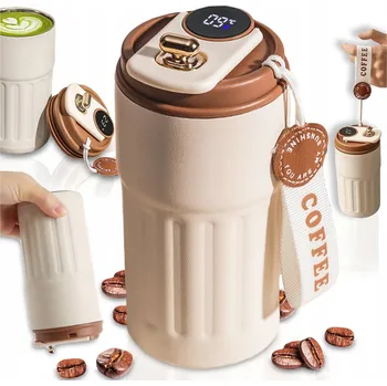 Termoska Hrnek Termiczny Termos Kawa Herbata Wyświetlacz LED teplota