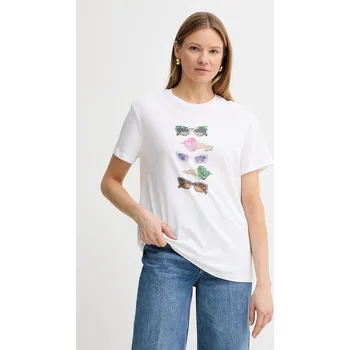 Pánské tričko Bavlněné tričko Liu Jo WA5343.JS923 bílá 00X, vel. S