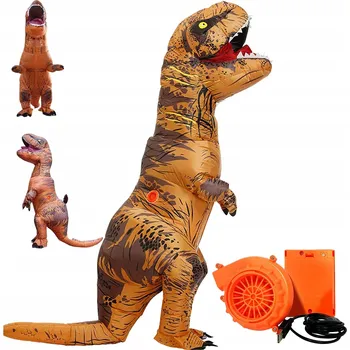 Karnevalový kostým Kostým dinosaura nafukovací kostým dospělého dinosaurus t rex kostým 200 cm