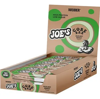Weider Joe's Core Bar, Lískooříškový Nugát - 12 x 45 g