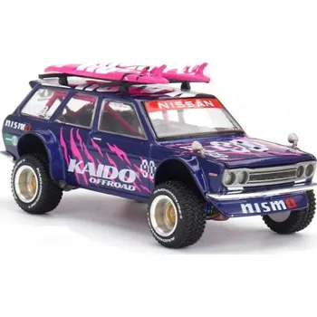 autíčko Datsun 510 4x4 Wagon Kaido Offroad V2 1:64 - MiniGT Datsun 510 4x4 - kovový model