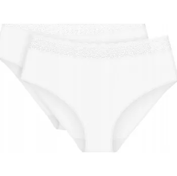 Dámské spodní prádlo Dámské kalhotky střihu midi Feel Of Modal 2 ks bílé - Triumph L bílé