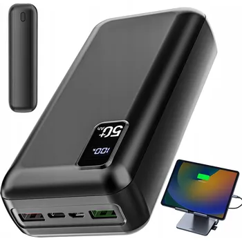 Powerbanka POWERBANKA 100000MAH VELKÁ KAPACITA LED PD20W 3 VÝSTUPY USB-C QC22.5W