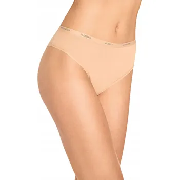 Kalhotky DÁMSKÉ KALHOTKY Z ORGANICKÉ BAVLNY TĚLOVÉ JULIA BRAZILIAN MARILYN XL