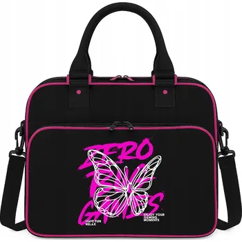 Sportovní taška Sportovní taška černo-růžová na posilovnu, Trénink, do školy Zero Bug Games