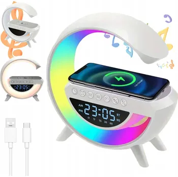 Lampička Stolní lampička Appio s funkcí Sound Machine, bílá, výkon až 5 W