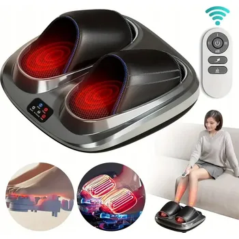 Masážní přístroj MASÁŽNÍ PŘÍSTROJ NA NOHY S VYHŘÍVÁNÍM, 3 REŽIMY, DÁLKOVÉ OVLÁDÁNÍ A ČASOVAČ PRO ÚLEVU OD BOLESTI
