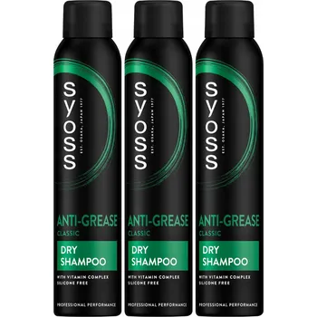 Šampon Suchý šampon Syoss Anti Grease 600 ml pro každou barvu vlasů