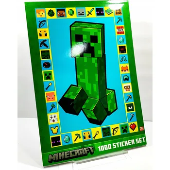 samolepka MINECRAFT - VELKÁ KNIHA S NÁLEPKAMI 1000 kusů SAMOLEPKY