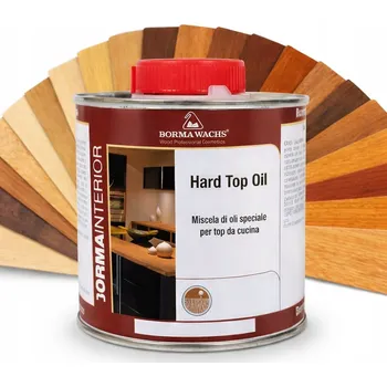 Olej na dřevo Tvrdý olej na desky a dřevěný nábytek – Borma Wachs 0,5 L 54 BAREV