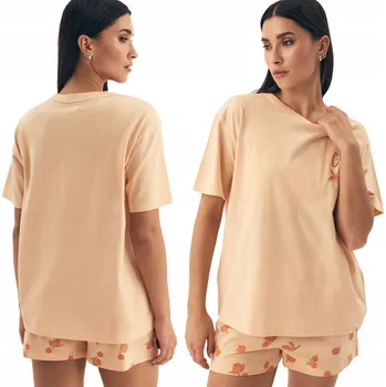 Dámské pyžamo Henderson dámské pyžamo bavlna oranžové, velikost L